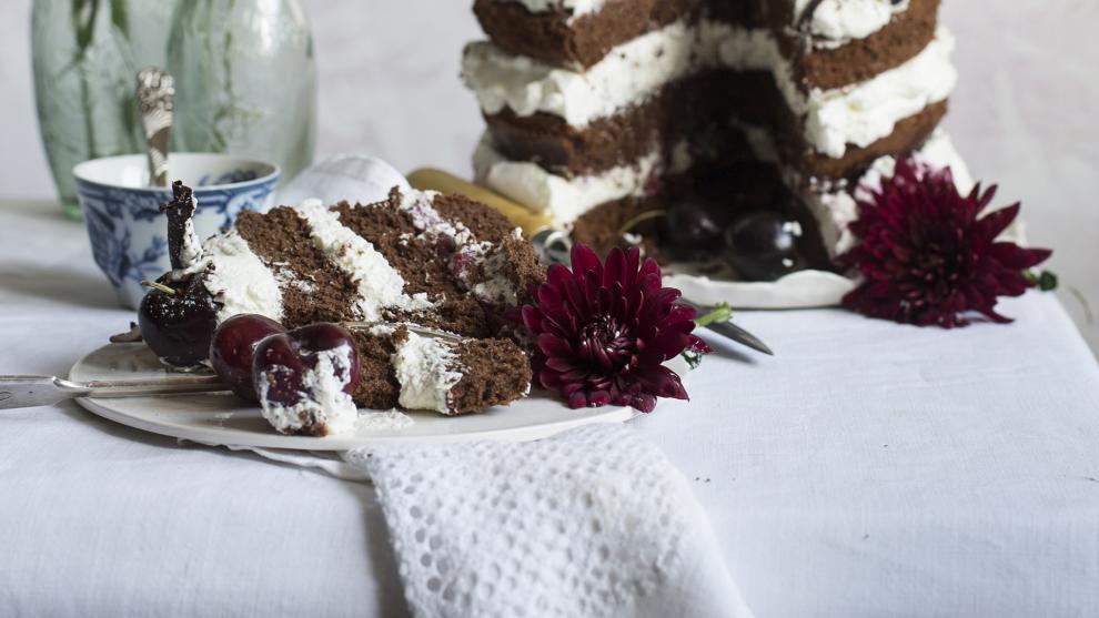 Receta Santos para el mes de noviembre: Tarta selva negra